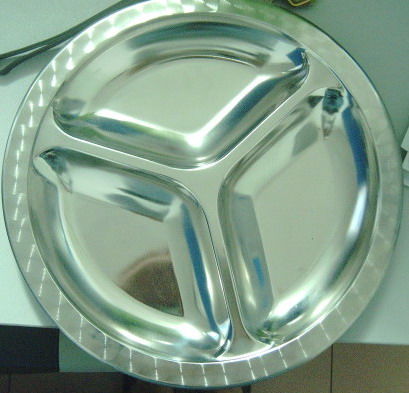 不锈钢餐盘图片 餐具 金属工艺品 图片 金属制品网